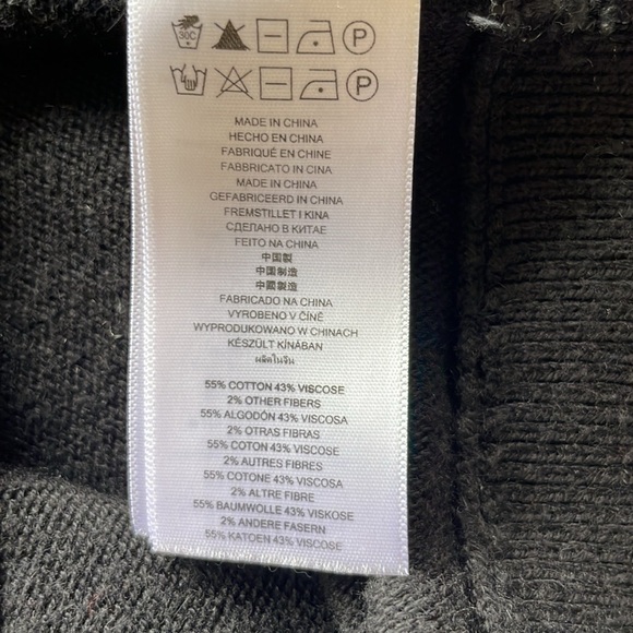 MICHAEL KORS Sweater Dress Logo Zip Shoulder Dolman Sleeve Cowl Neck Size M - Picture 9 of 11